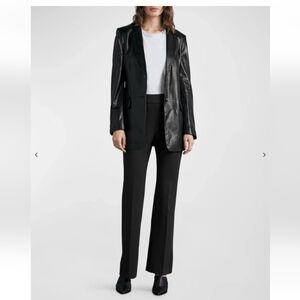 rag & bone New York Irina Black Pull-On Dress Pants Viscose Blend Women's M
